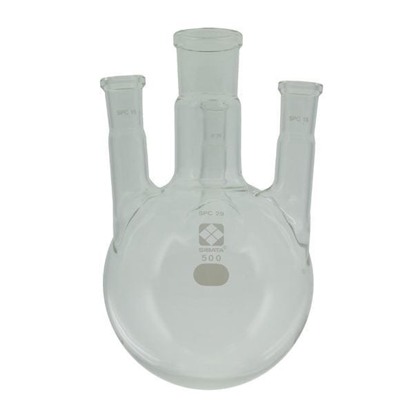 [柴田科学]SPC四口丸底フラスコ 500mL