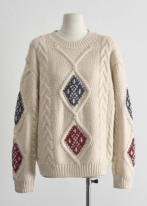 レディース トップス ニット オシャレ 韓国 スタイル カワイイ カジュアル セーター カーディガン 長袖 ニット 秋 冬 インナー デザイン ルーズ ショート スタイル ツイスト セーター ルーズ