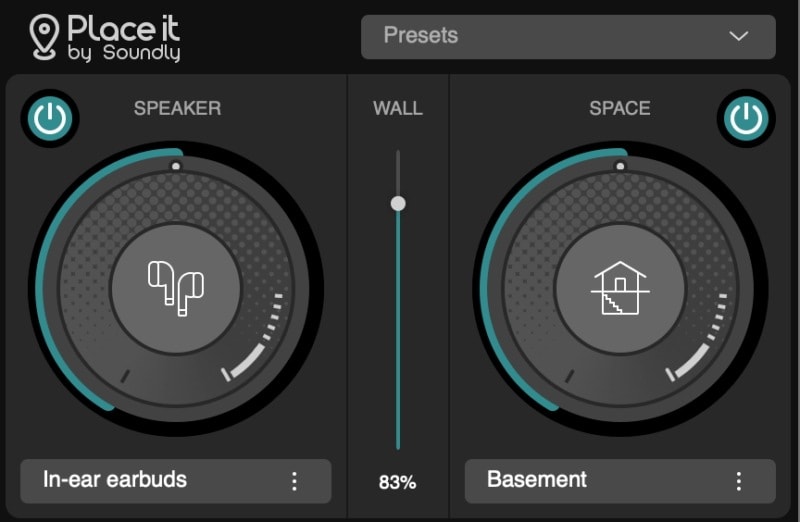 畳み込みリバーブエフェクトプラグイン Soundly Place It Sound Environment Emulator V1.0.3 WIN/MAC