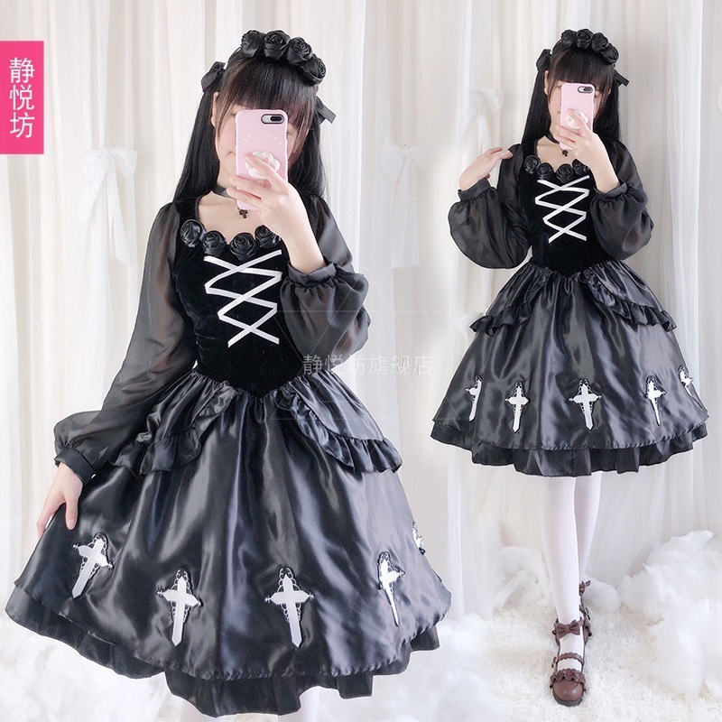 ハロウィン大人用コスチューム ゴシックゴースト花嫁コスチューム ゴーストドール 小悪魔コスチューム 女性魔女コスチューム 吸血鬼コスチューム