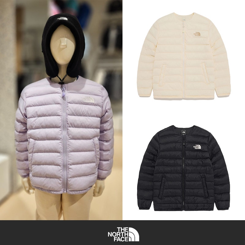 TNF 関税なし 男女兼用 大人もOK KS COMFY ON BALL CARDIGAN キッズコンピ オンボールカーディガン ダウンジャケット