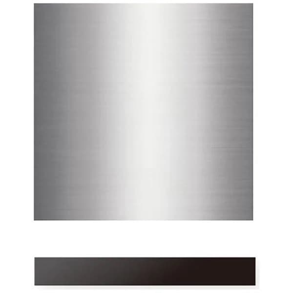 SMI4ZDS016用ステンレス扉面材+黒ポリ巾木セット [食器洗い機用アクセサリー] メーカー直送