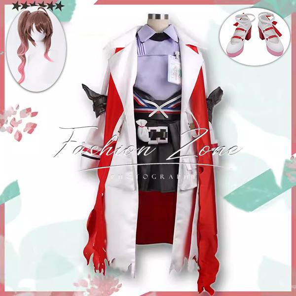 明日方舟 Arknights アークナイツ 風 純燼エイヤフィヤトラ Adele Naumann コスプレ衣装 ウィッグ 靴 cosplay ハロウィン 演出服 変装