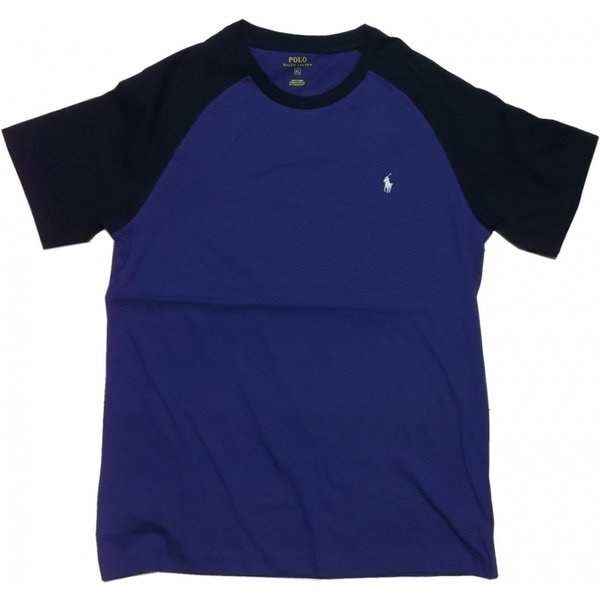 ボーイズサイズ 半袖 バッグプリント Tシャツ パープル boys PR2-1032