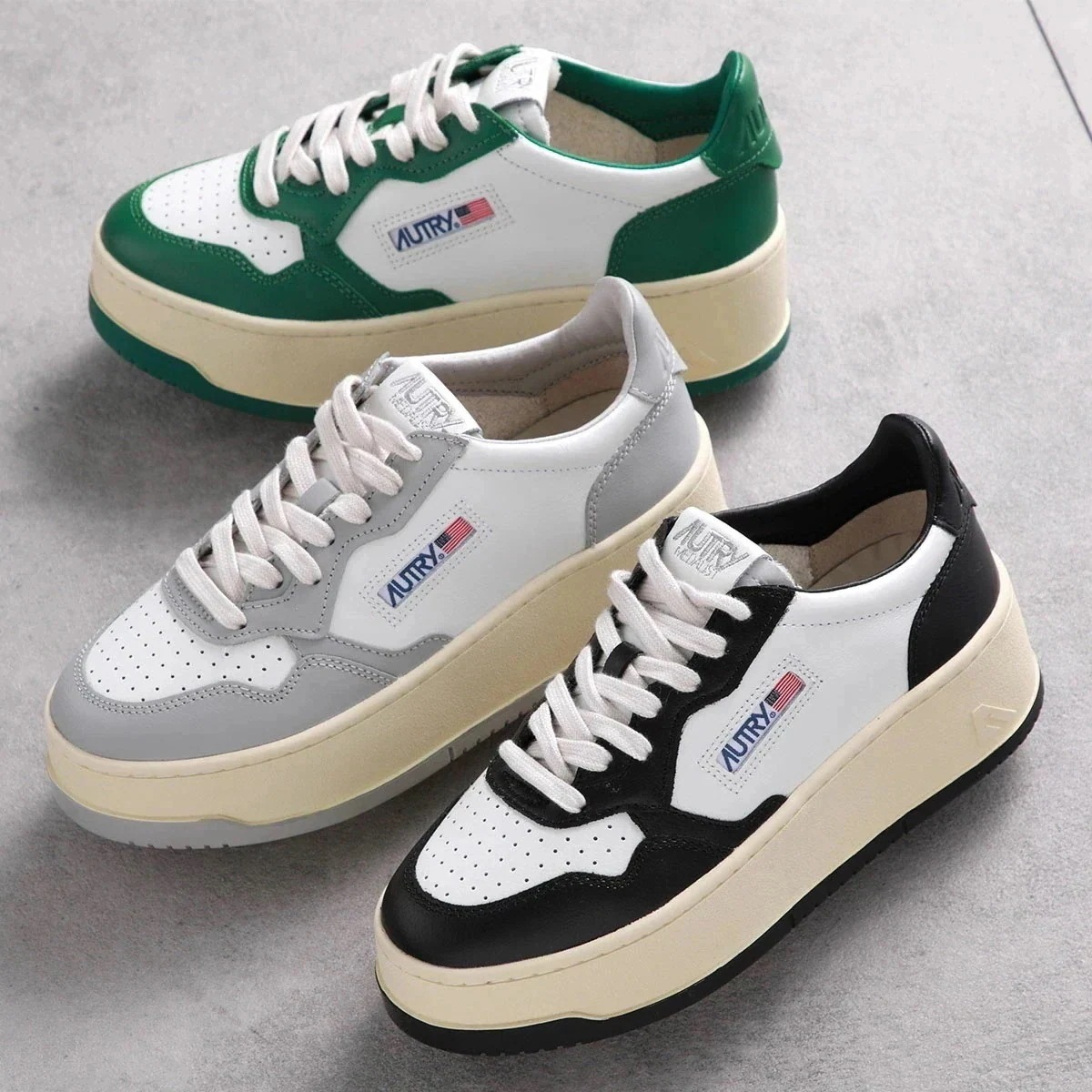 AUTRY オートリー スニーカー MEDALIST PLATFORM PTLW WB01 WB03 WB10 レディース 厚底 ローカット レザー シューズ