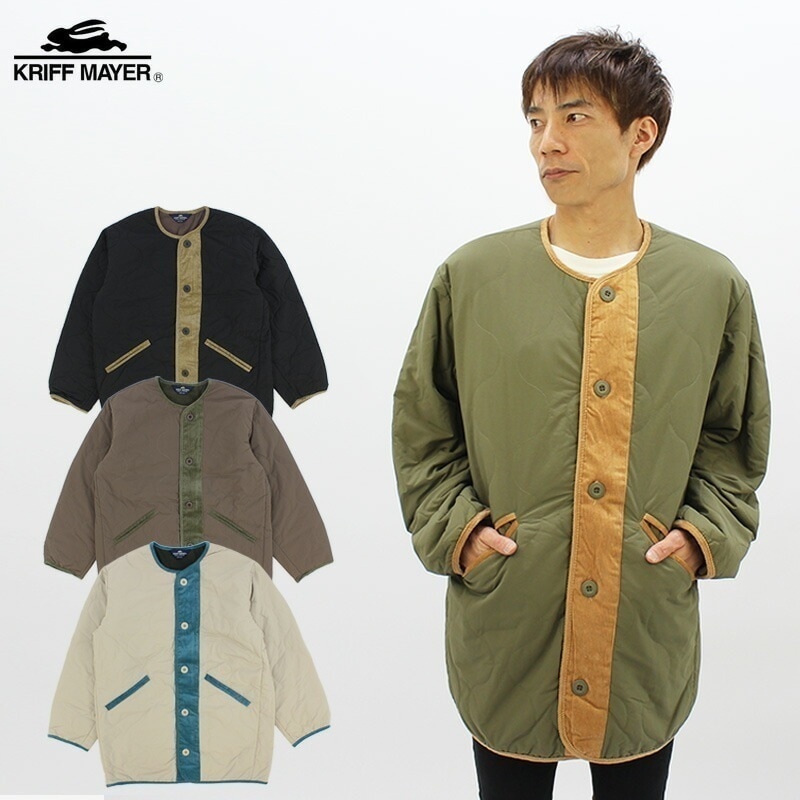 クリフメイヤー キルティングライナーコート メンズ アウター