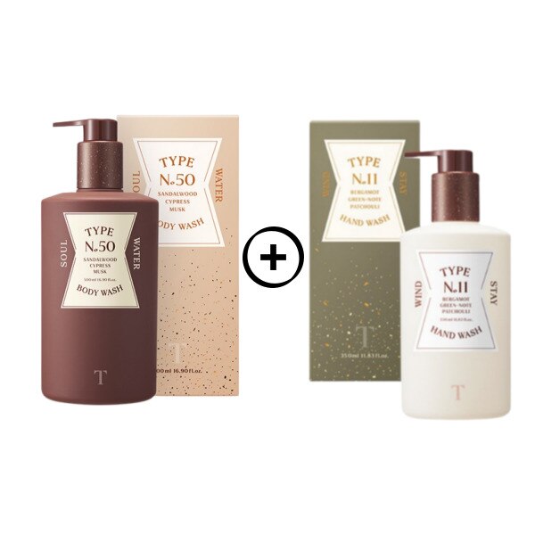 TYPE No.ボディウォッシュ500mL +ハンドワッシュ350ｍL