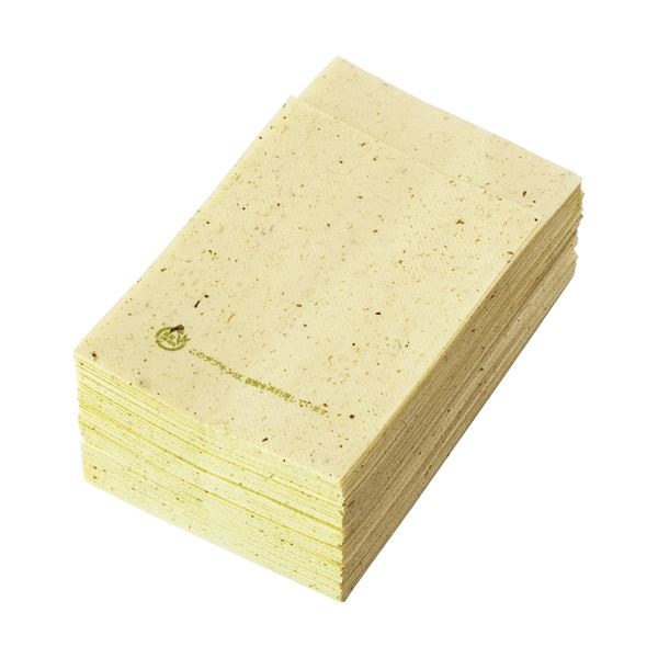 （まとめ） きんだい 茶殻ナプキン 6折 CP6A1P 1パック（100枚） [x50セット]