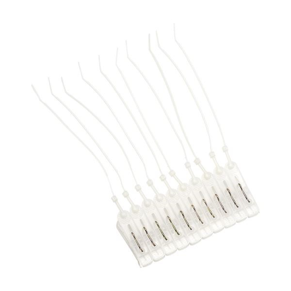 （まとめ）洗濯バサミ 角ハンガー用替ピンチ 10個付き [60個セット]