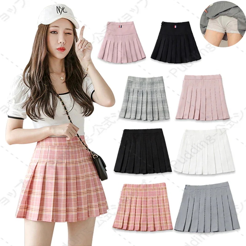 1つ買うと10個無料24人気No1最安値挑戦韓国ファッション レディース 学生 スカートゴルフウェア レディース ゴルフスカート