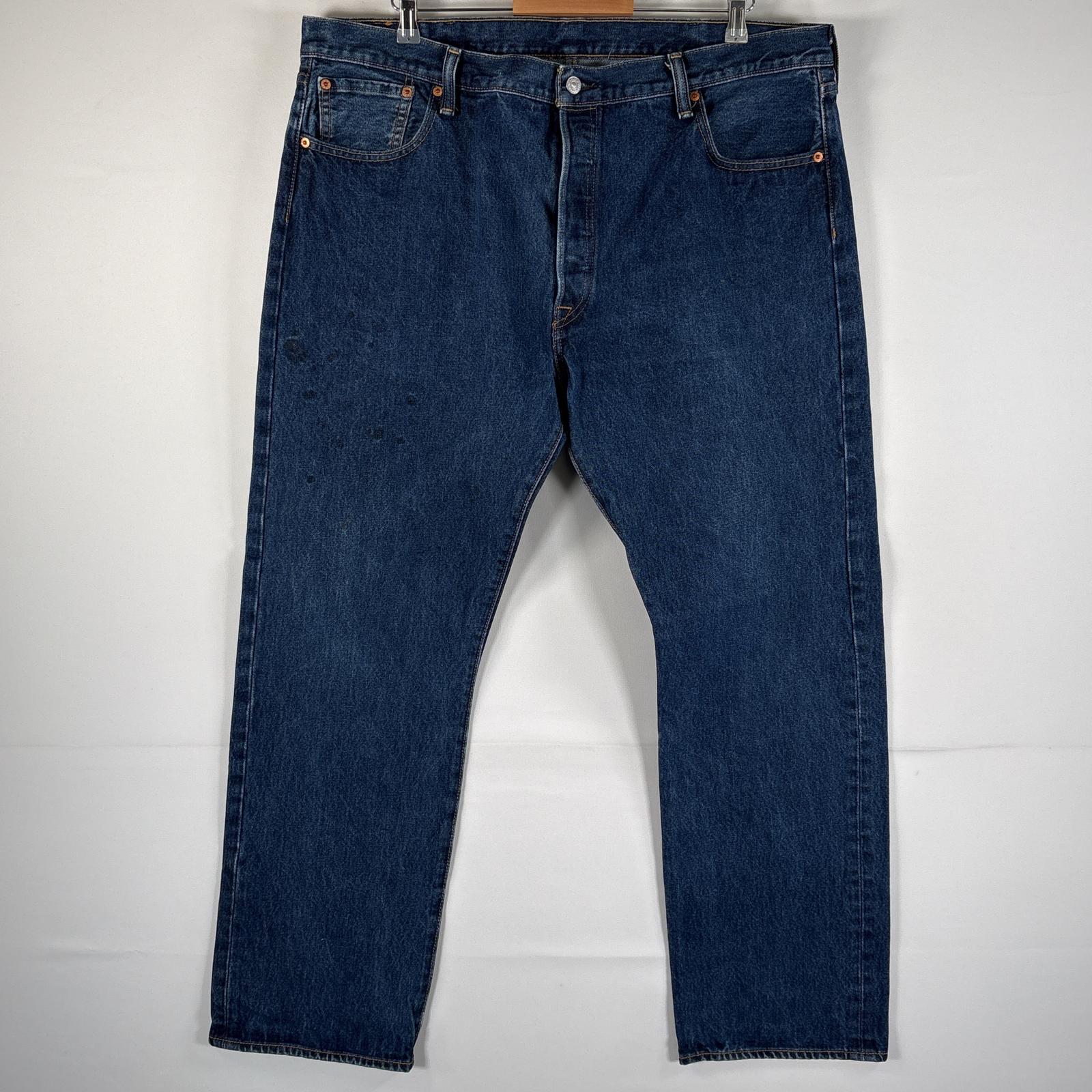 古着 デニムパンツ 501 ブルーデニム ジーンズ ジーパン ストレート ボタンフライ 大きいサイズ w42 L32 インディゴブルー メンズ 4,752円