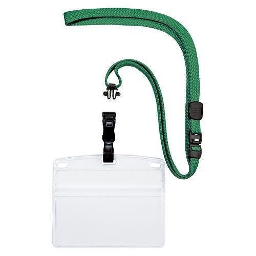 （まとめ買い）オープン工業 吊り下げ名札 脱着式 横特大 10枚 緑 NL-6-GN 00023766 [x3]