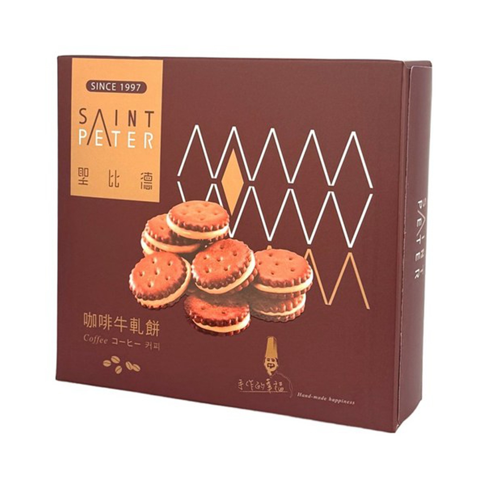 セントピーター コーヒー ヌガークラッカー 108g x 1個 ギフト お菓子 スナック デザート ティータイム 個包装