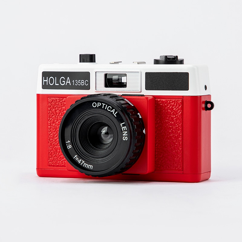 ホルガ【HOLGA】フィルムカメラ H-135 BC レッド/ホワイト　[トイカメラ][35ミリフィルム使用]