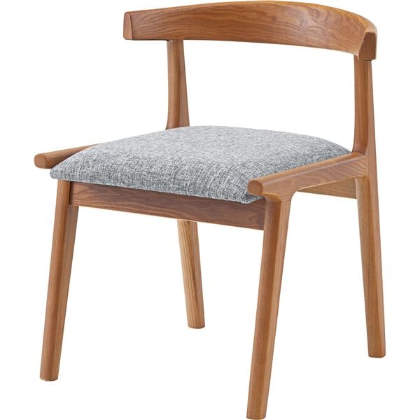 ダイニングチェア/椅子 グレー 約W52xD51xH65xSH43cm 完成品