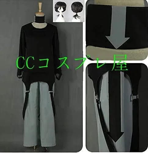 カゲロウプロジェクト コノハ（九ノ瀬 遥ここのせ はるか） 黒ver.コスプレ衣装＋ウィッグ＋靴