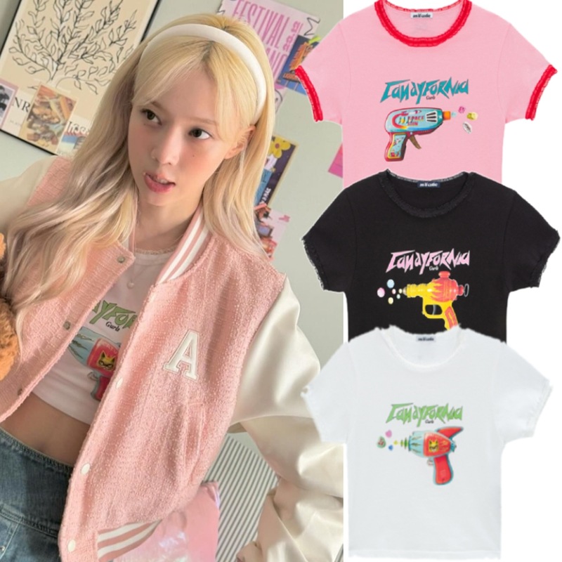 [AESPA WINTER 着用] TOY GUN T-SHIRT (3color)