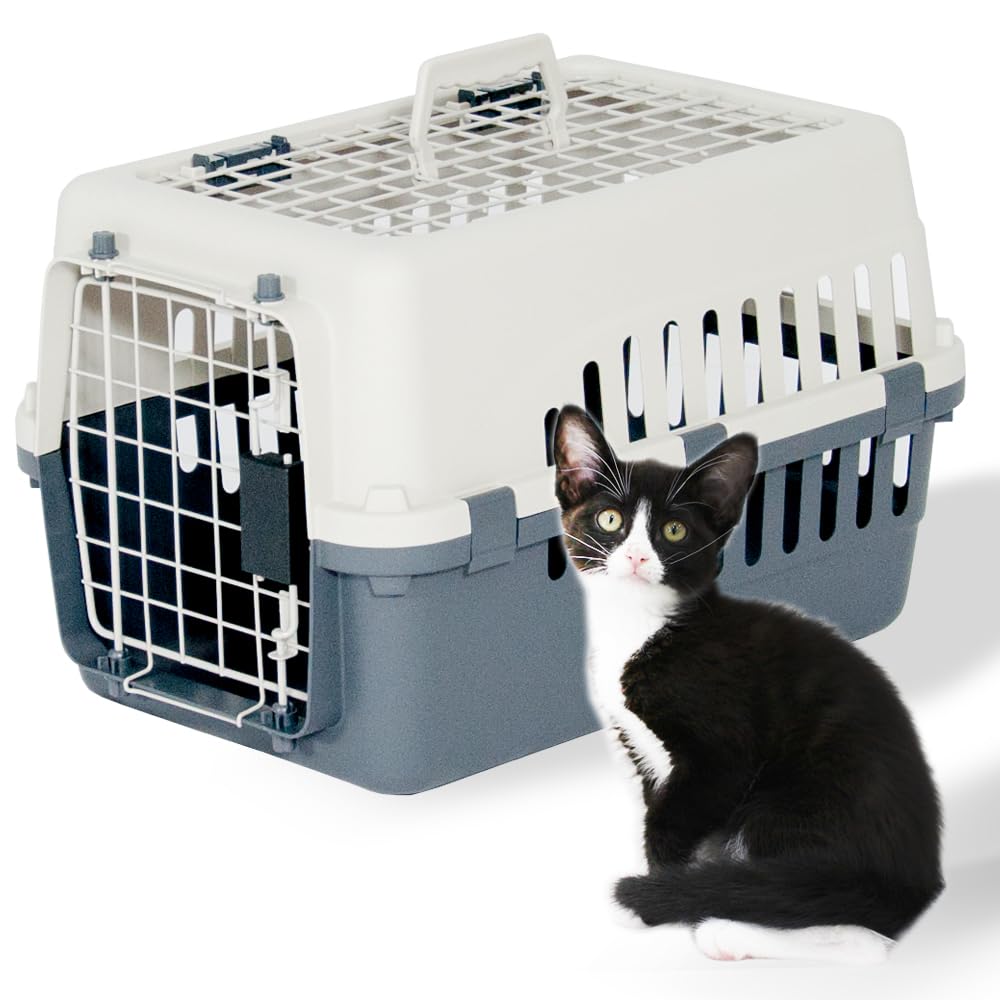 ペットキャリーバッグDX50 グレー 猫用小型犬用小動物用にも（ねこ猫ネコいぬ犬イヌ）