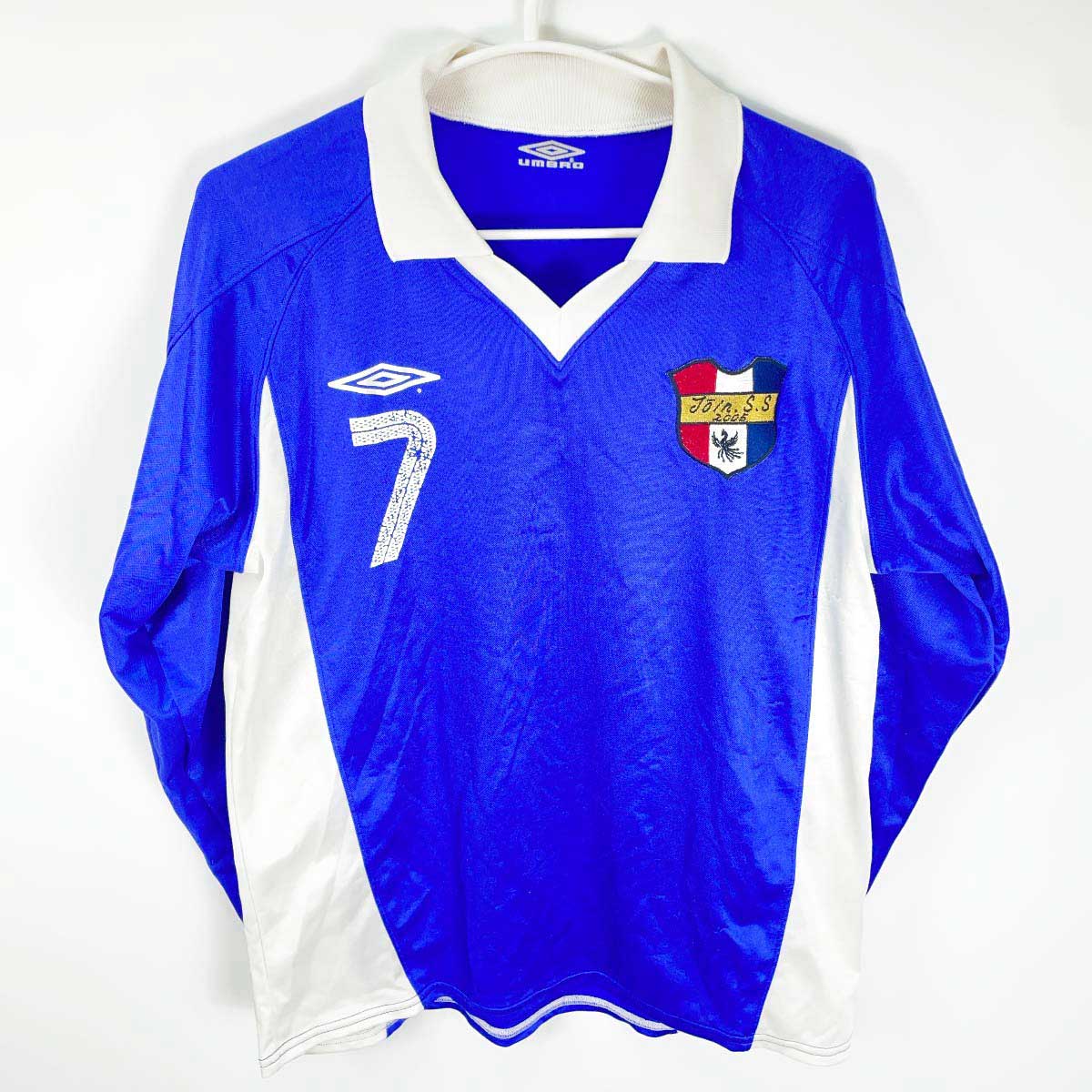 【中古】アンブロ 神奈川 桐蔭学園高校 サッカー部 ユニフォーム #7 長袖 メンズ UMBRO 実使用 支給品