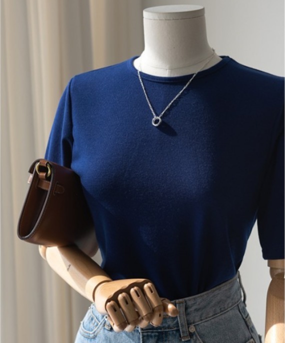 トップス Tシャツ シャツ トップス 袖あり 半袖 Uネック ラウンドネック 襟なし かわいい 大人可愛い シンプル カジュアル おしゃれ お洒落 大人可愛い こなれ感 ラフ マニッシュ ガーリー