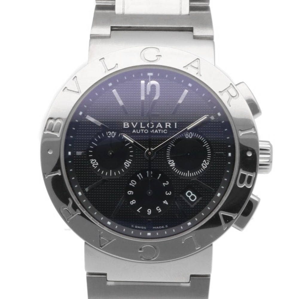 ブルガリ ブルガリブルガリ 腕時計 ステンレススチール BB42SSCH 自動巻き 1年保証 BVLGARI 中古 美品
