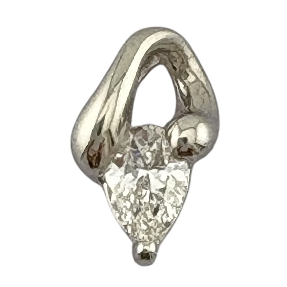 タサキ ペンダントトップ Pt900プラチナ ダイヤモンド TASAKI 中古 美品