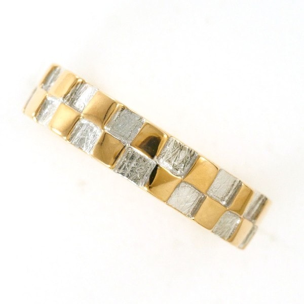 K18 18金 PG ピンクゴールドWG リング 指輪 8号 総重量約3.4g ジュエリー 中古