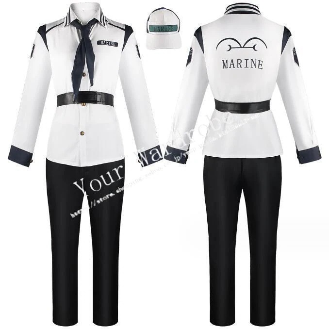 実写版 ONE PIECE（ワンピース）風 海軍制服 コスプレ衣装 コスチューム イベント アニメ ハロウィン仮装