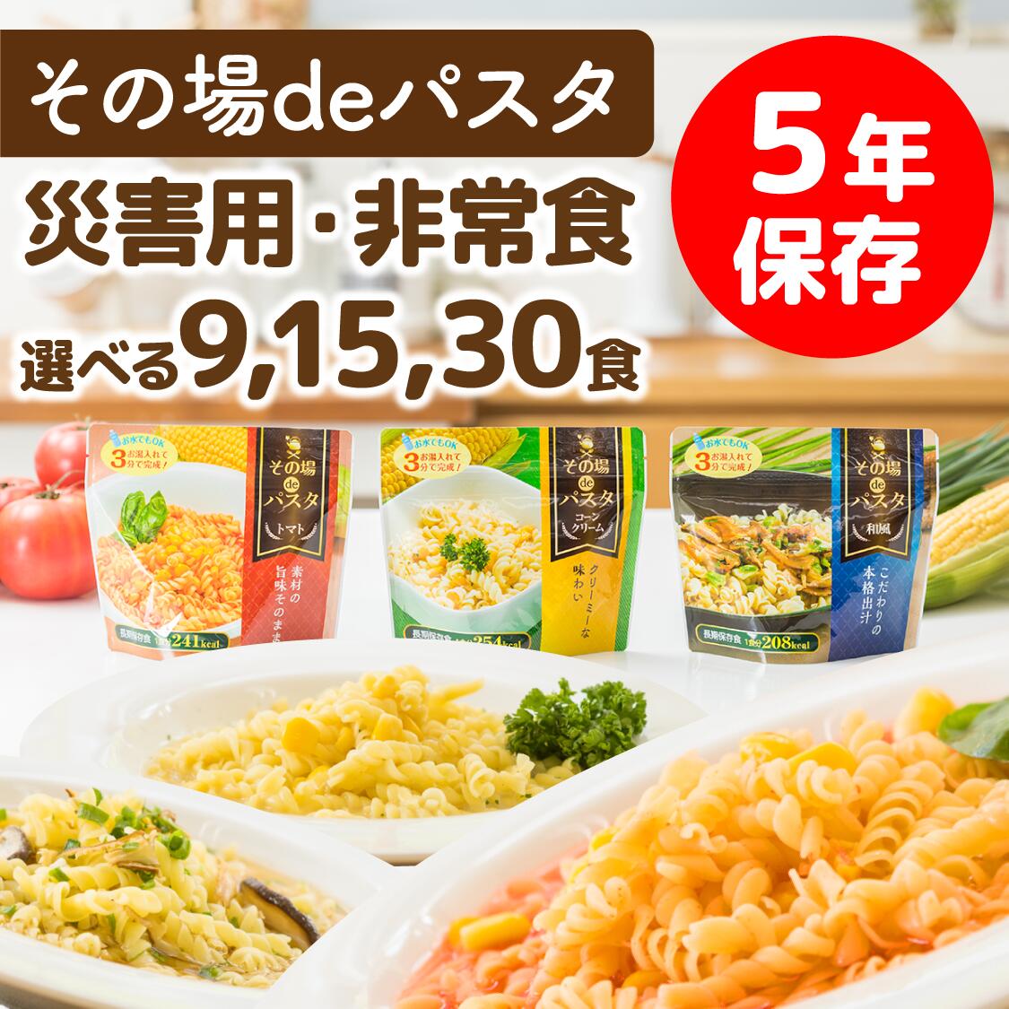 非常食 パスタ 保存食 5年保存 非常食セット 防災食 セット 備蓄 おかず スパゲッティ 長期保存 防災セット 食品 レトルト 業務用 防災 防災グッズ 防災食セット アルファ麺 賞味期限5年 常温