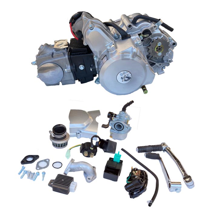 エンジン 本体 110cc ノークラッチ 遠心クラッチ 4速 上セル 4スト 全波 交流 12V バイク モンキー ゴリラ ダックス カブ シャリー 中華 レストア 26,946円
