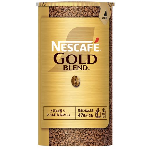 【 大容量 】ネスカフェ ゴールドブレンド エコアンドシステムパック 95G×24本(2本×12箱)【 詰替え 】【 ソリュブル コーヒー 】