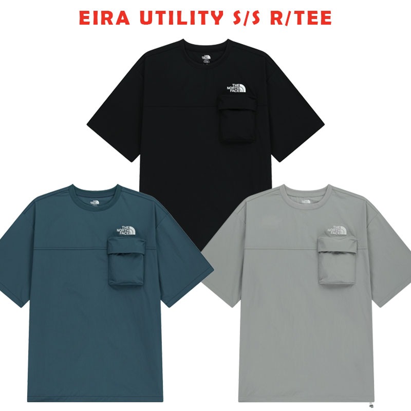 韓国正規品保証 関税負担なしNT7UR28J EIRA UTILITY SS RTEEイリー 基本 着装 男子 女子 人気 韓国 ファッション 男女共用 アウトド