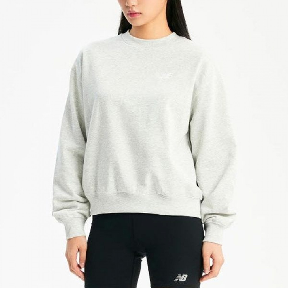 [ニューバランスシューズ] ニューバランス W スモールロゴオーバースウェットシャツ NBNCE2S042-15