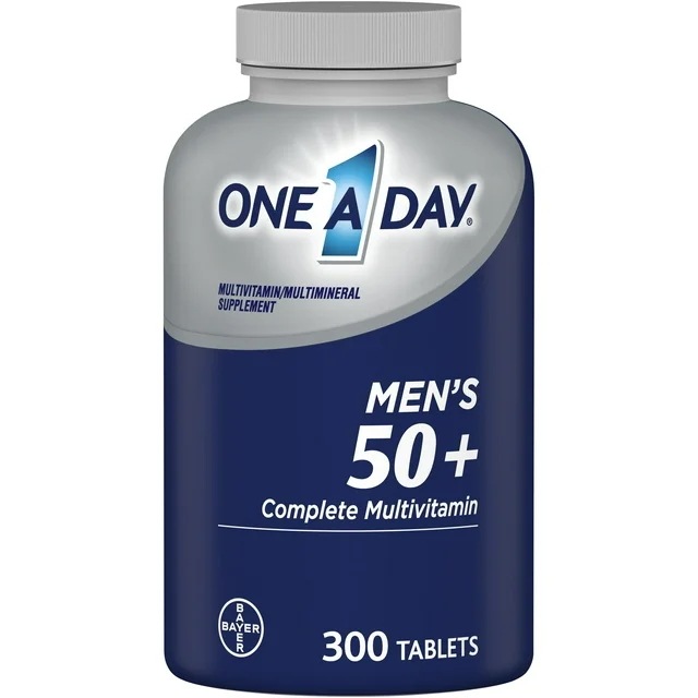 One A Day Mens 50+ Healthy Advantage Multivitamin Tablets, 300 ct.