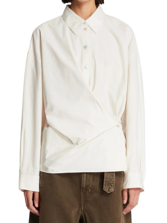 LEMAIRE Women Shirts SH1141 WHITE
