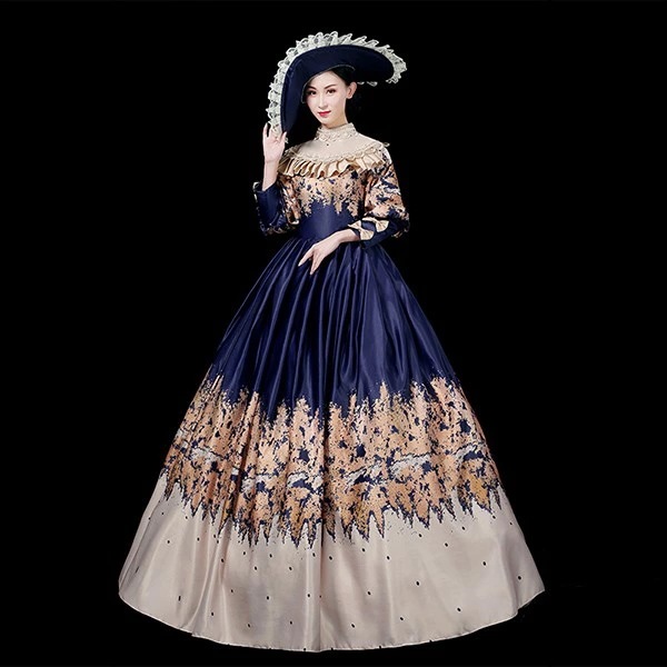 中世 貴婦人ドレス ステージ 衣装 中世ドレス ヨーロッパ 貴族 王族服 ジュリエット カラードレス 演出 現代劇演出 ヨーロッパ風 パーティードレス eh165jcjcm4