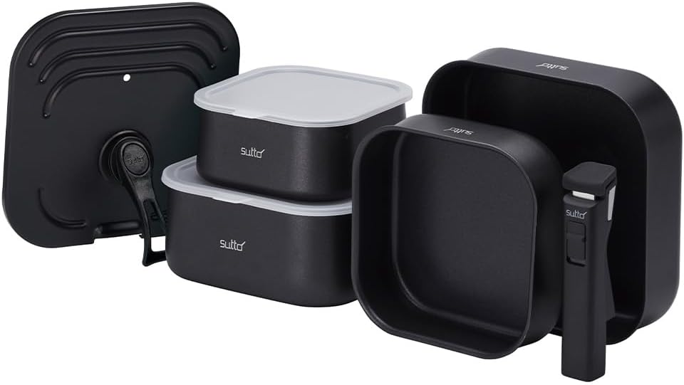 フライパンセット 8点 IH対応 ガス火対応 着脱式 選べるsuttoシリーズ ブラック ドウシシャ 4,855円