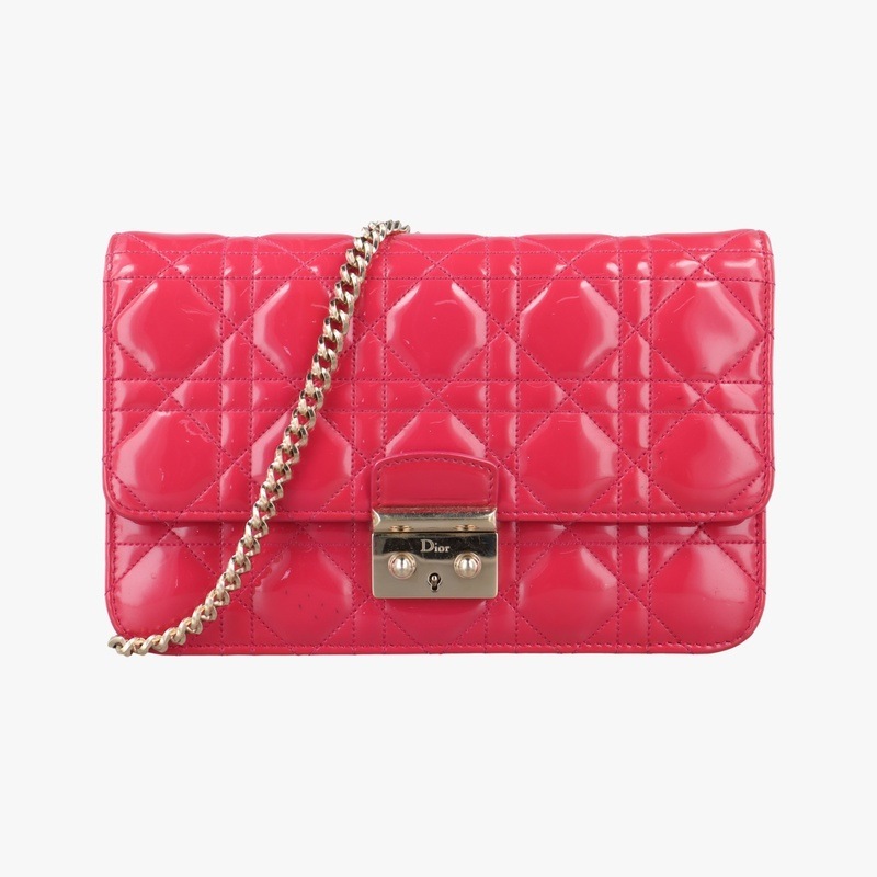 カナージュ　ローズ レッドパテント18-MA-1115中古