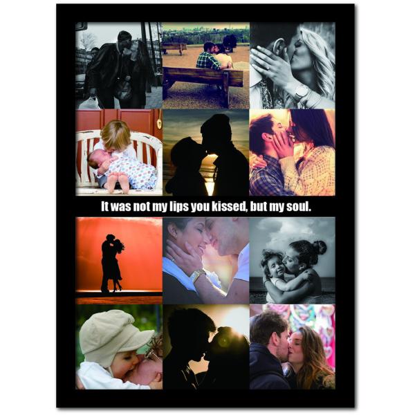 ファブリックパネル アートフレーム 飾り おしゃれ 癒し 壁掛け ウォールデコレーション 人物 コラージュ 芸術 エモーショナル Good Time Kiss 317x440mm 6,089円