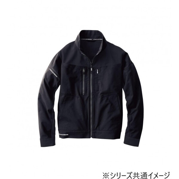 8012-00 長袖ブルゾン 6Lサイズ ブラック(4) G.G.