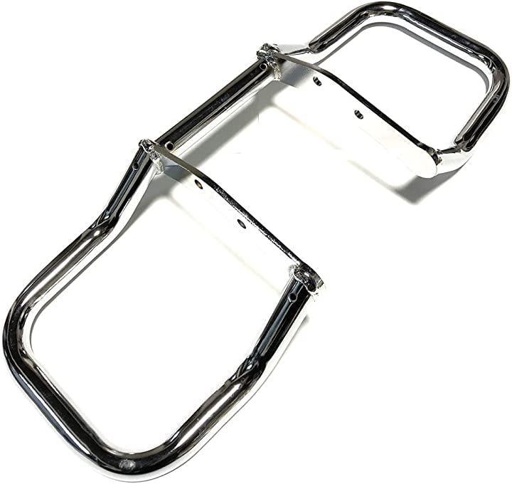 カワサキ 用 エンジン ガード ハンガー W800 W650 W400 等 社外品(シルバーメッキ)