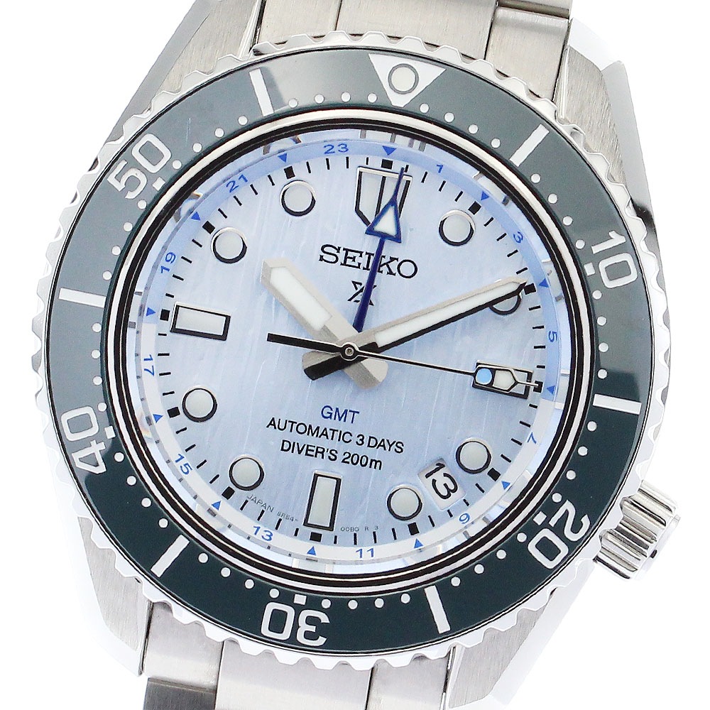 セイコー SEIKO 6R54-00C0/SBEJ013 プロスペックス GMT 自動巻き メンズ 内箱・保証書付き_883083【中古】