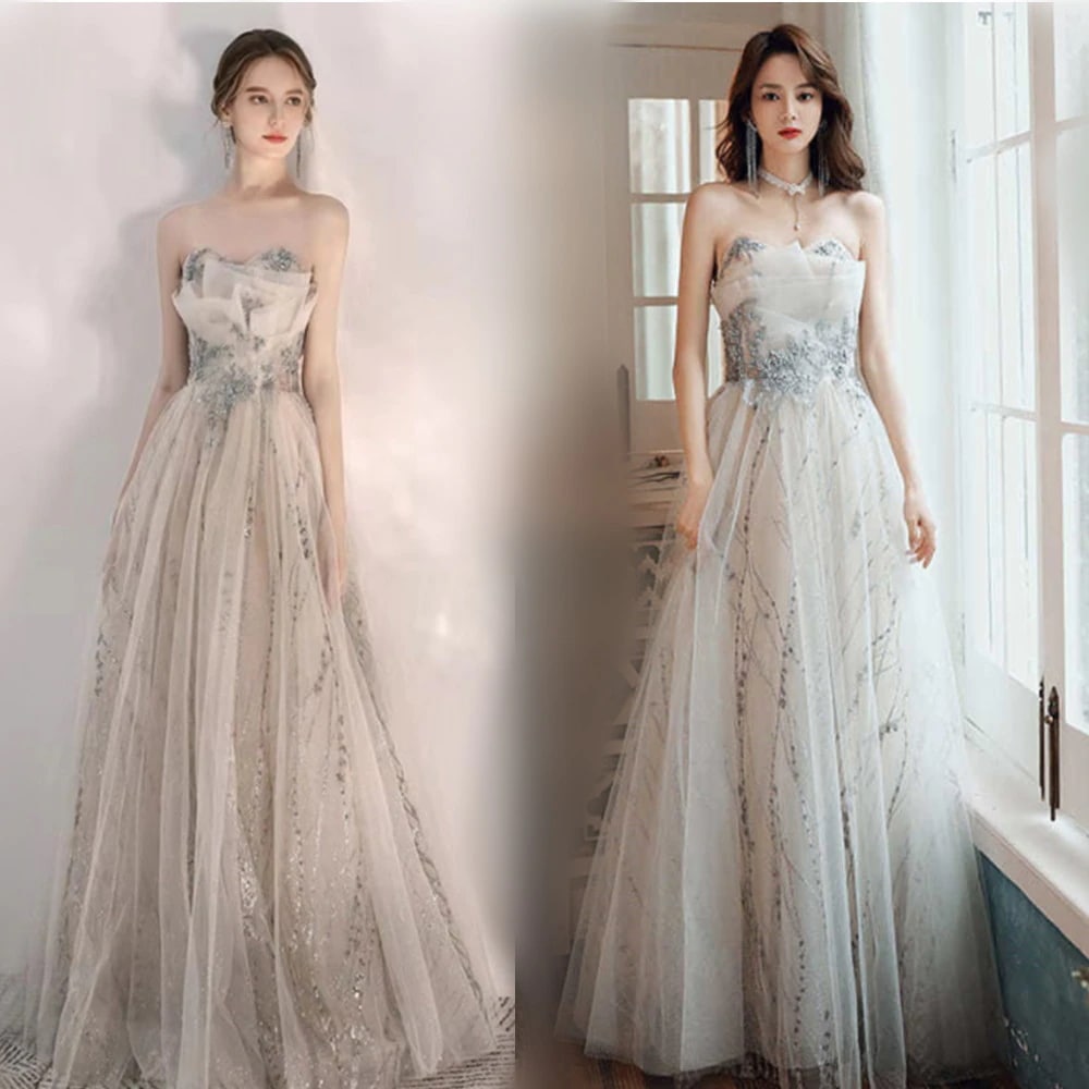 ウェディングドレ二次会ドレス 花嫁ドレス 大きいサイズ パーティー ロングドレス 演奏会