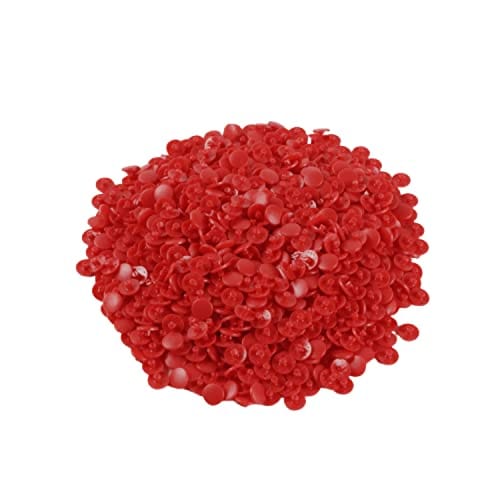 KIYOHARA サンコッコー ワンタッチ プラスナップ 業務用 大容量 パック 1000組入 直径10mm レッド 取り扱い説明書付き SUN17-42G