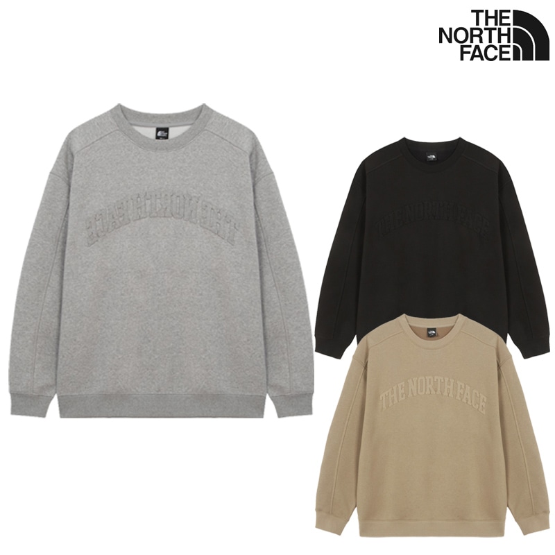 NM5MR54 MS KINETIC FLEECE SWEATSHIRTS 25FW 新作 フリース セミルーズフィット ロゴ刺繍 秋冬 デイリー 通学 通勤 ユニセックス コーデ提案 パンツ デニム