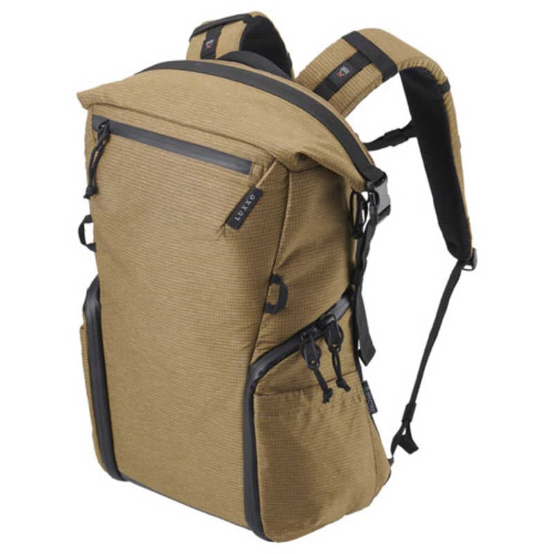 LUXXE　LUXXe (ラクゼ) グリッド ロールトップバックパック M コヨーテ LUXXe(ラグゼ) コヨーテ　SLX-GRBPMCY