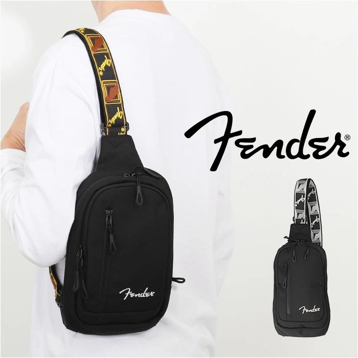 Fender フェンダー ボディバッグ ボディーバッグ 6058 通販 ワンショルダーバッグ ワンショルダーバック ボディバック ボディーバック 斜めがけ ななめがけ 軽量 軽い 薄型 縦型 縦 小さ