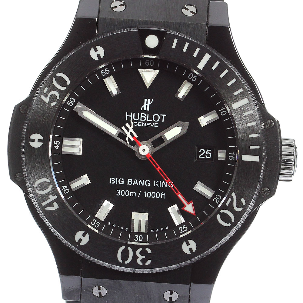 ウブロ HUBLOT 312.CM.1120.RX ビッグバン キング ブラックマジック 自動巻き メンズ 箱・保証書付き_631776【中古】