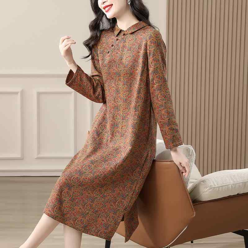 コーデ レディース ファッション オシャレ カワイイ シンプル きれいめ ナチュラル 上品カジュアル 婦人 ワンピース ミドル丈 スカート