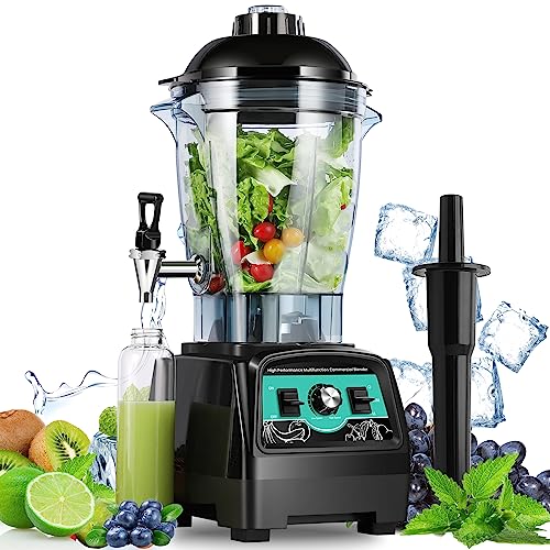 Huanyu 6L ブレンダー 2800W/110V対応 蛇口付け 業務用ミキサー 大容量 5700